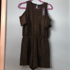 One Clothing Off the Shoulder Romper